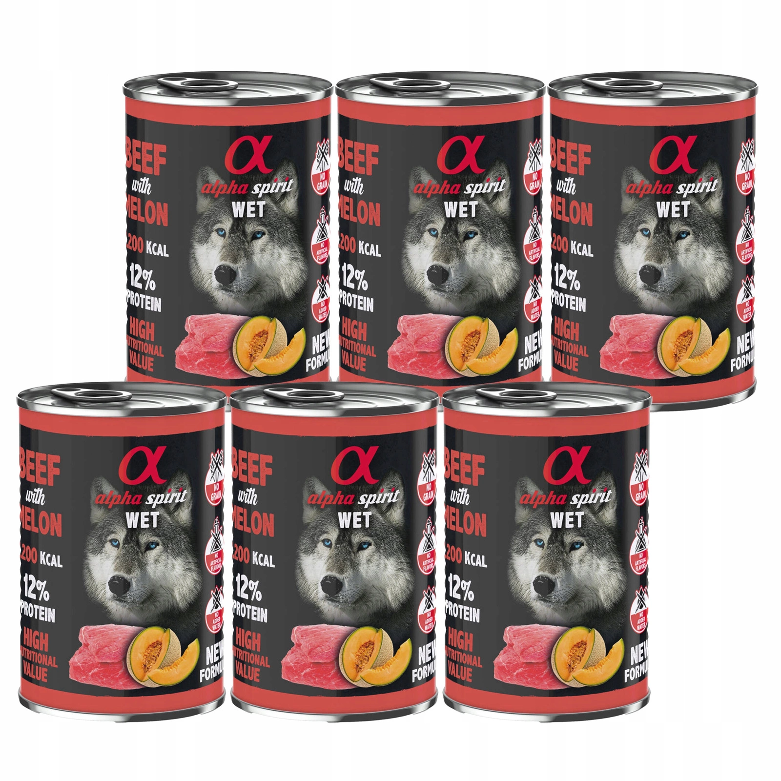 Primal Spirit wołowina adult 400 g × 6