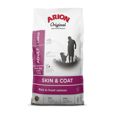 Arion Original Skin&Coat łosoś adult duże rasy 12 kg × 2