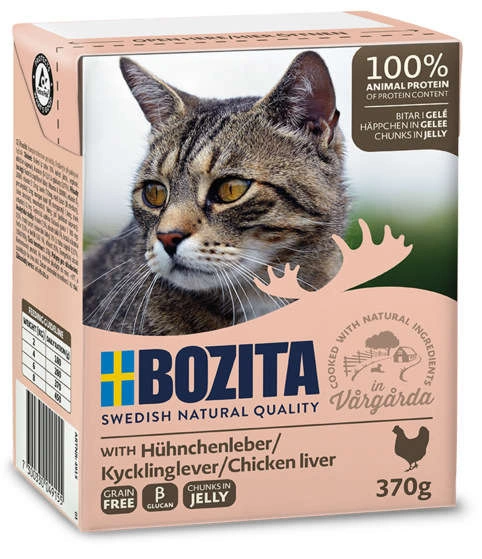 Bozita Feline drób, wątróbka w galaretce adult 370 g