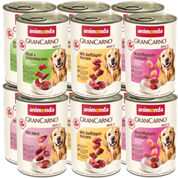 Animonda GranCarno mix smaków z podrobami adult 400 g × 12