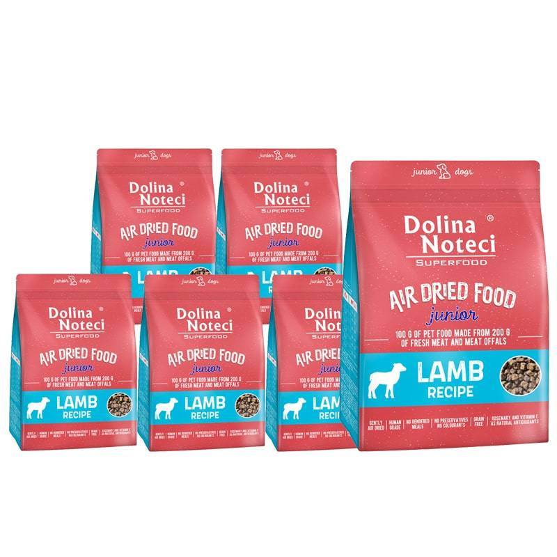 Dolina Noteci Superfood jagnięcina junior 1 kg × 6