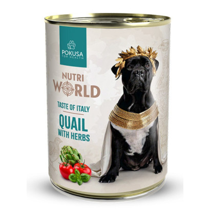 Pokusa Nutri World – Smaki Świata przepiórka adult 400 g