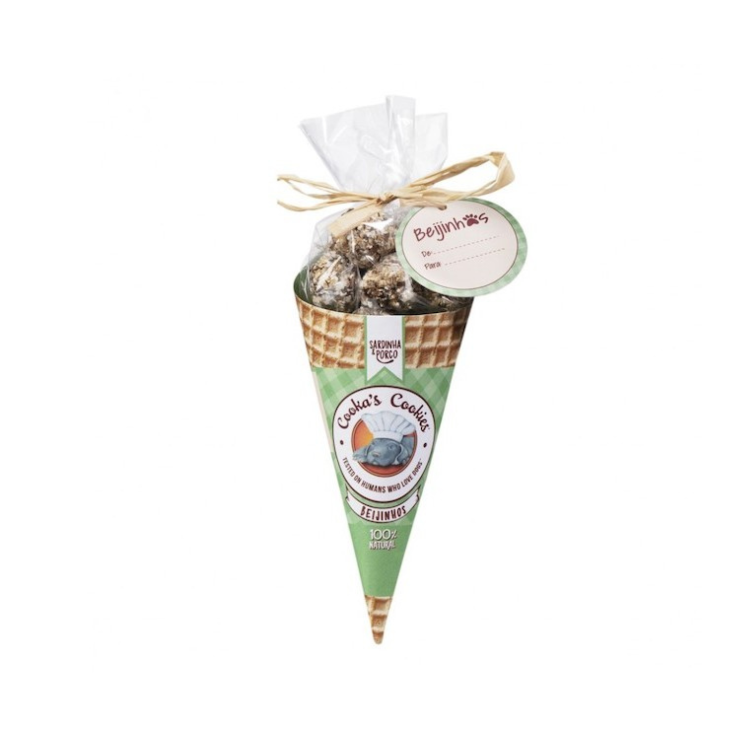 Cooka's Cookies Beijinhos wieprzowina, sardynka 50 g