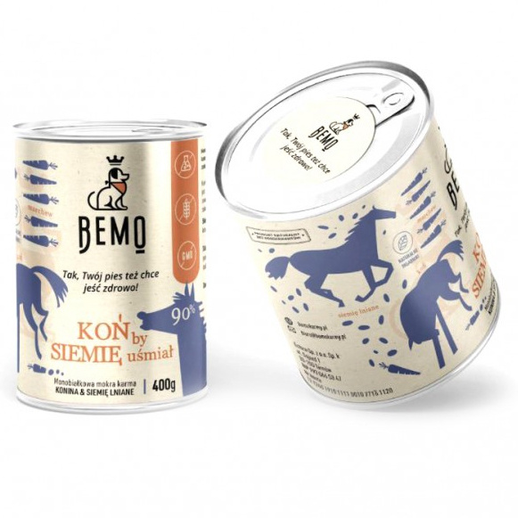 Bemo Koń by Siemię uśmiał konina 400 g