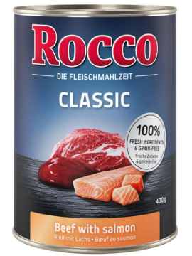 Rocco Classic wołowina, łosoś adult 400 g