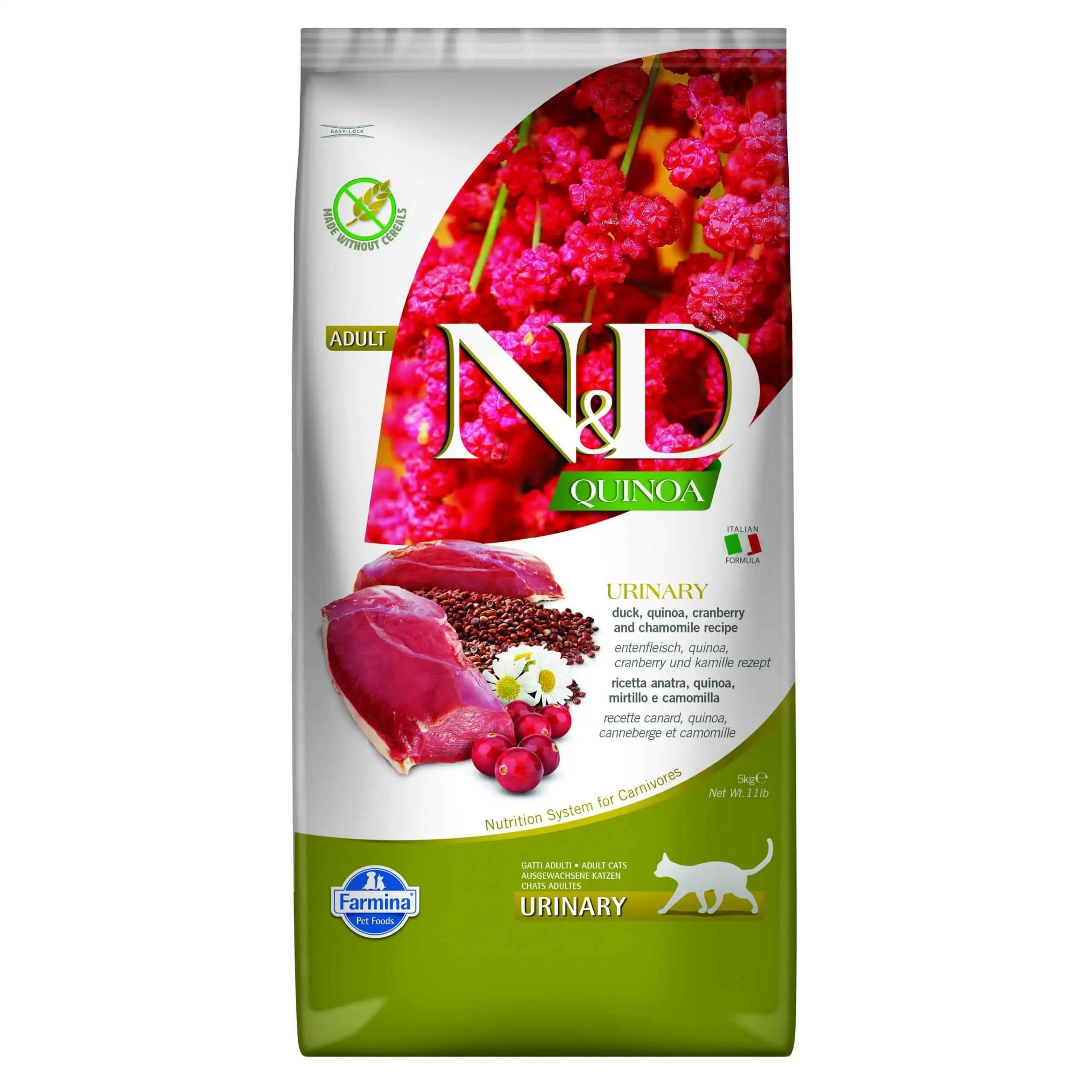 Farmina N&D Quinoa Urinary kaczka z quinoa adult 5 kg