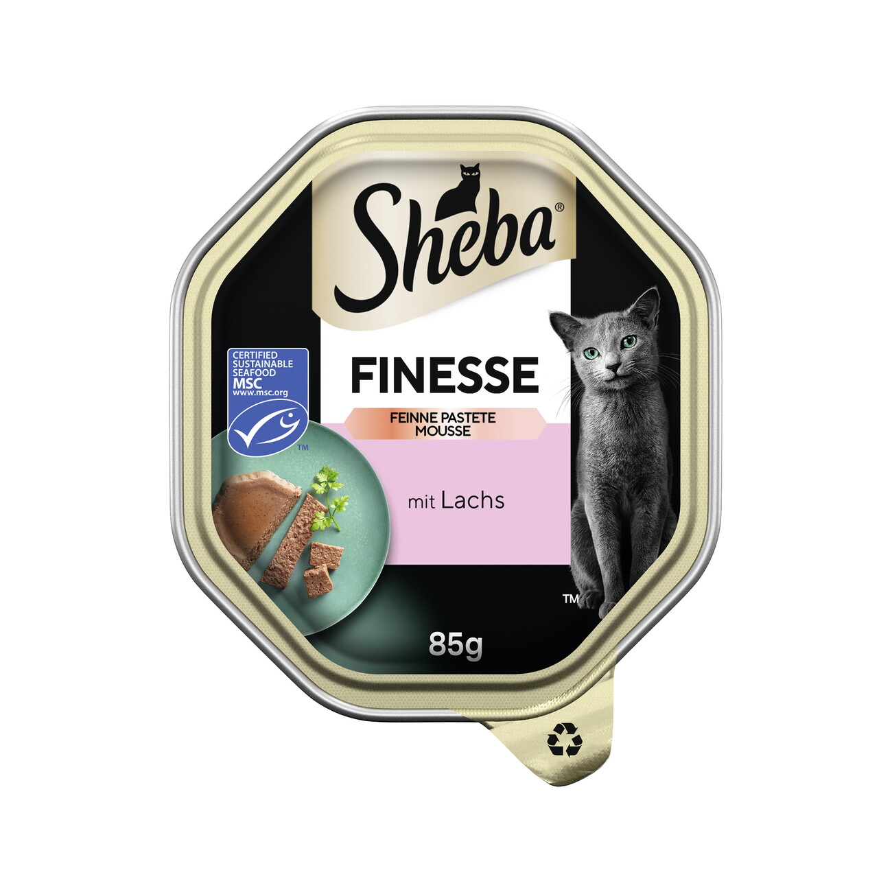 Sheba Finesse łosoś pasztet 85 g × 22