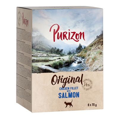 Purizon mix smaków w bulionie adult 70 g × 6