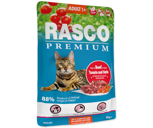 Rasco Premium wołowina w sosie adult 85 g