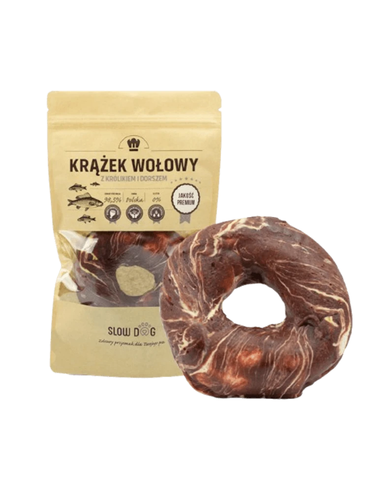 Slow Dog dorsz, królik, wołowina 110 g