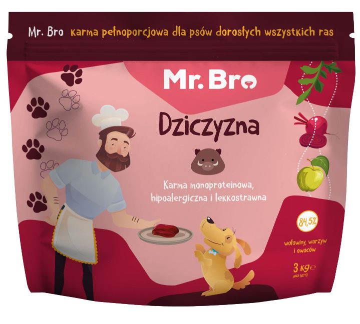 Mr. Bro dziczyzna adult 3 kg