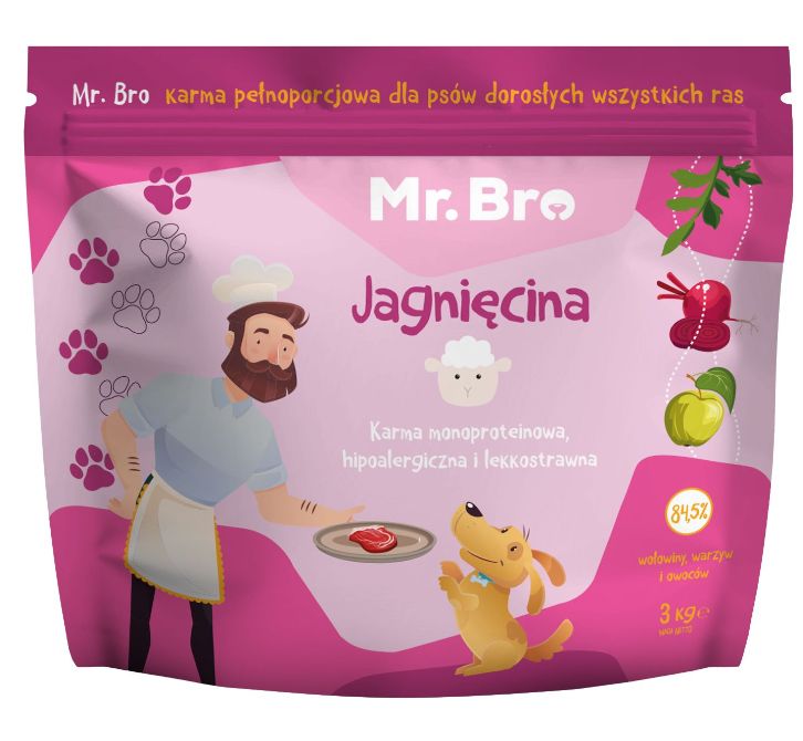 Mr. Bro jagnięcina adult 9 kg