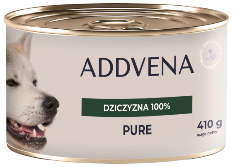 Addvena Moist Pure dziczyzna 410 g