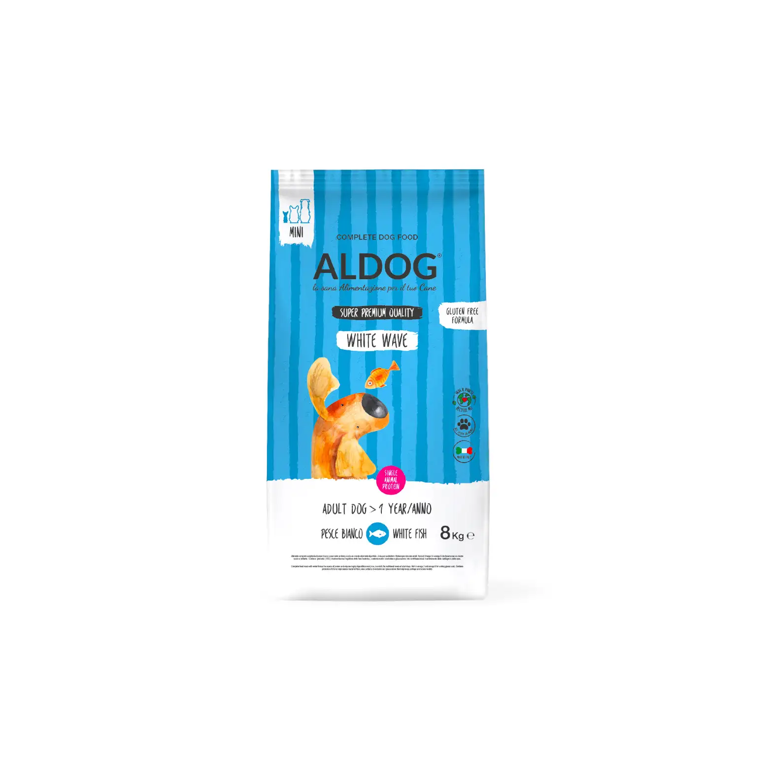 Aldog White Wave biała ryba adult małe rasy 8 kg