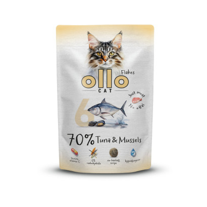 Ollo Digestive omułek, tuńczyk w bulionie 85 g