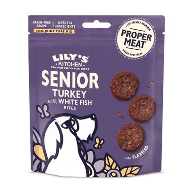 Lily's Kitchen Senior Bites indyk, ryba senior 70 g
