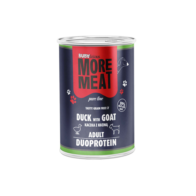 Buba More Meat Pure Line kaczka, kozina adult 400 g