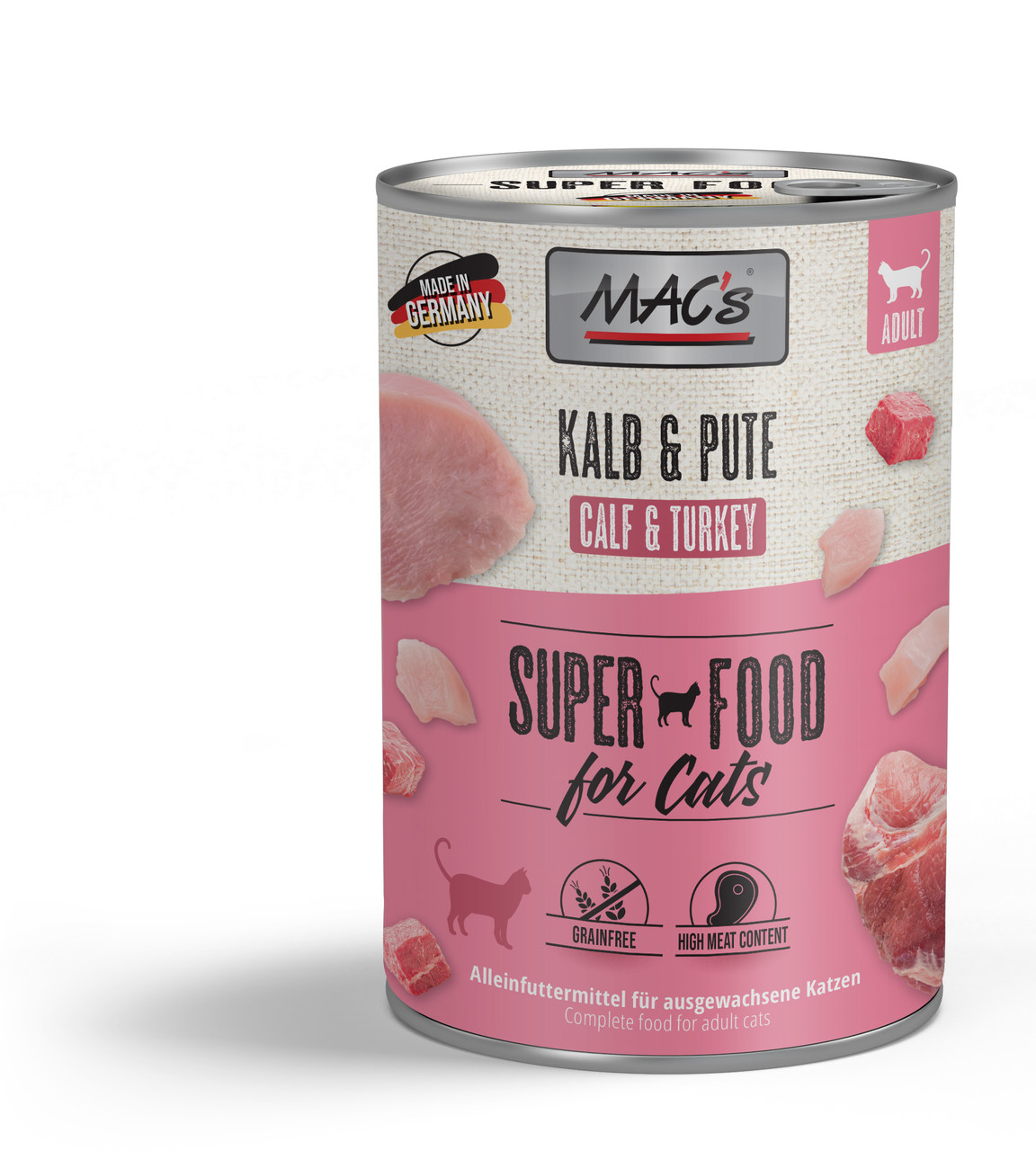 MAC's cielęcina, indyk pasztet adult 400 g