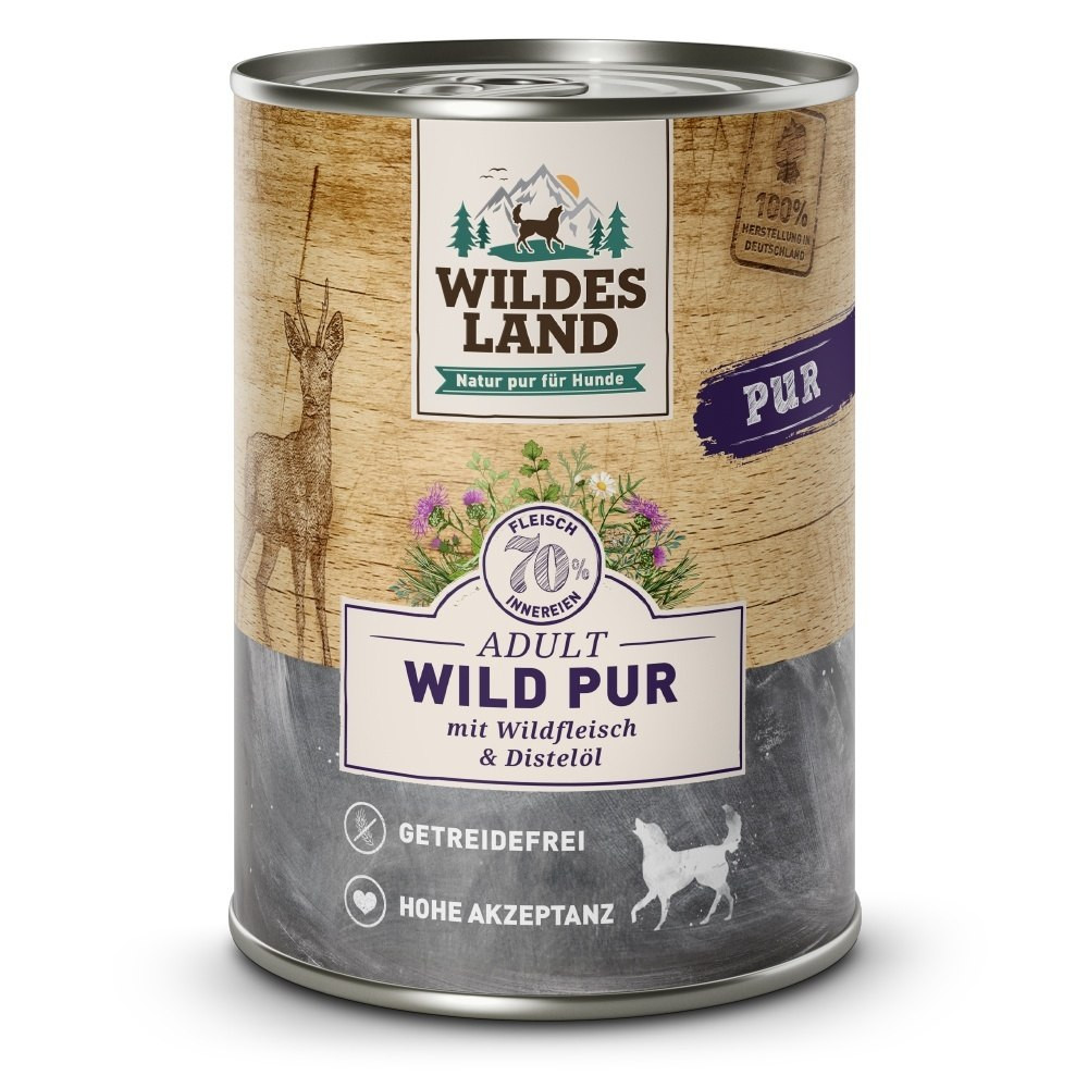 Wildes Land Wild Pur dziczyzna adult 400 g
