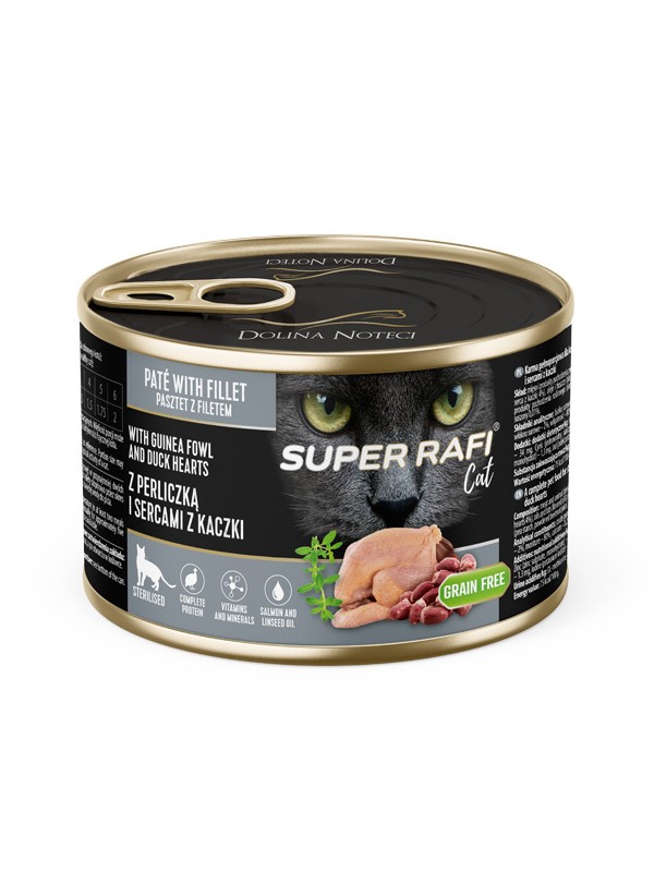 Rafi Super Rafi Sterilised perliczka, kaczka pasztet 185 g