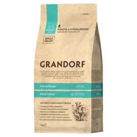 Grandorf 4 Meat Indoor mix smaków adult 2 kg