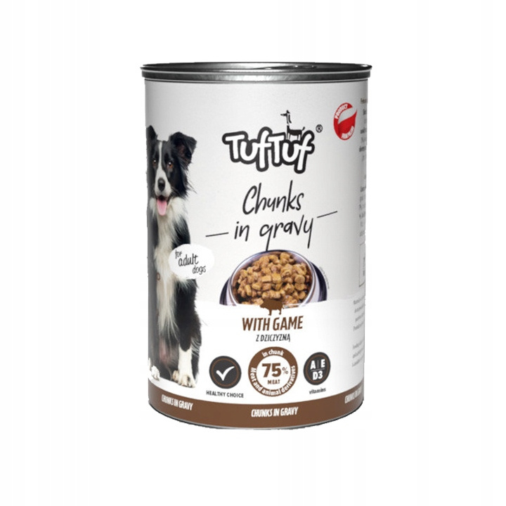 Tuf Tuf Kawałki mięsne dziczyzna 415 g