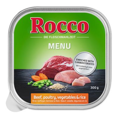Rocco drób, wołowina 300 g × 9