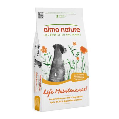Almo Nature Life Maintenance kurczak adult duże rasy 12 kg × 2