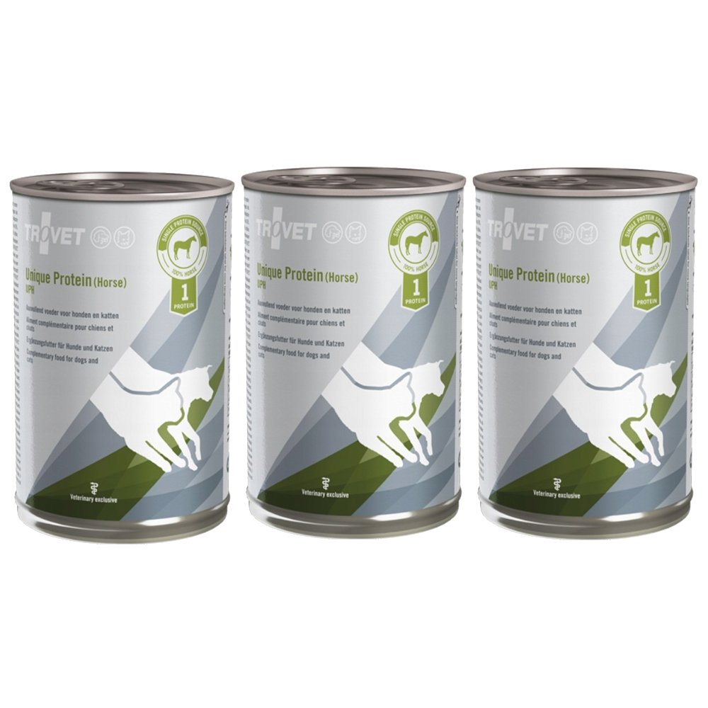 Trovet Unique Protein konina 400 g × 3