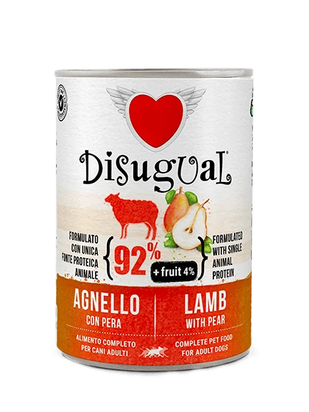 Disugual jagnięcina z gruszką adult 400 g