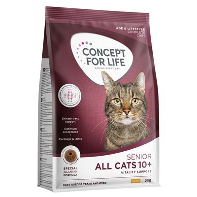 Concept for Life All Cats senior 3 kg × 3