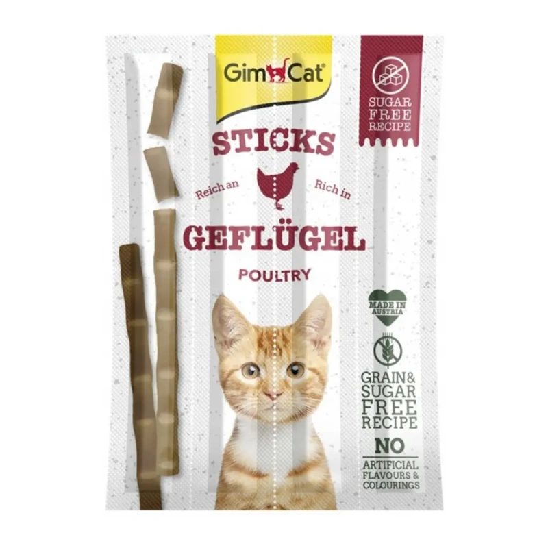GimCat drób adult 5 g × 4