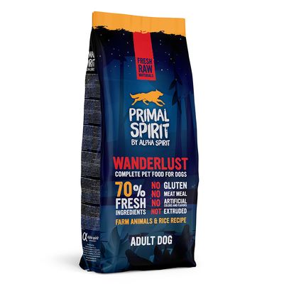 Primal Spirit Wanderlust kurczak, ryba adult 12 kg × 2