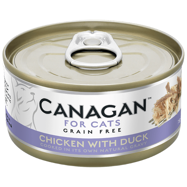 Canagan For Cats kurczak, kaczka w bulionie adult 75 g