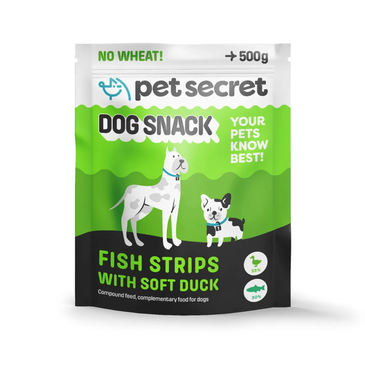 Pet Secret kaczka, ryby 500 g