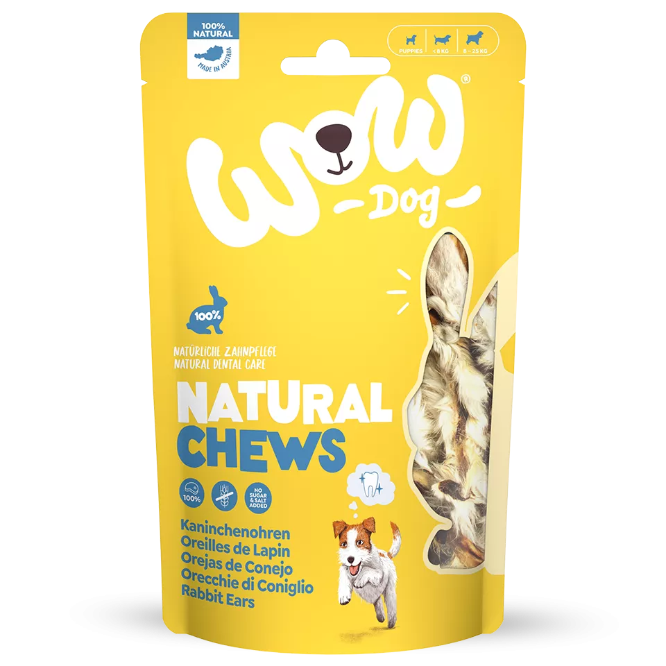WOW Natural Chews królik 120 g