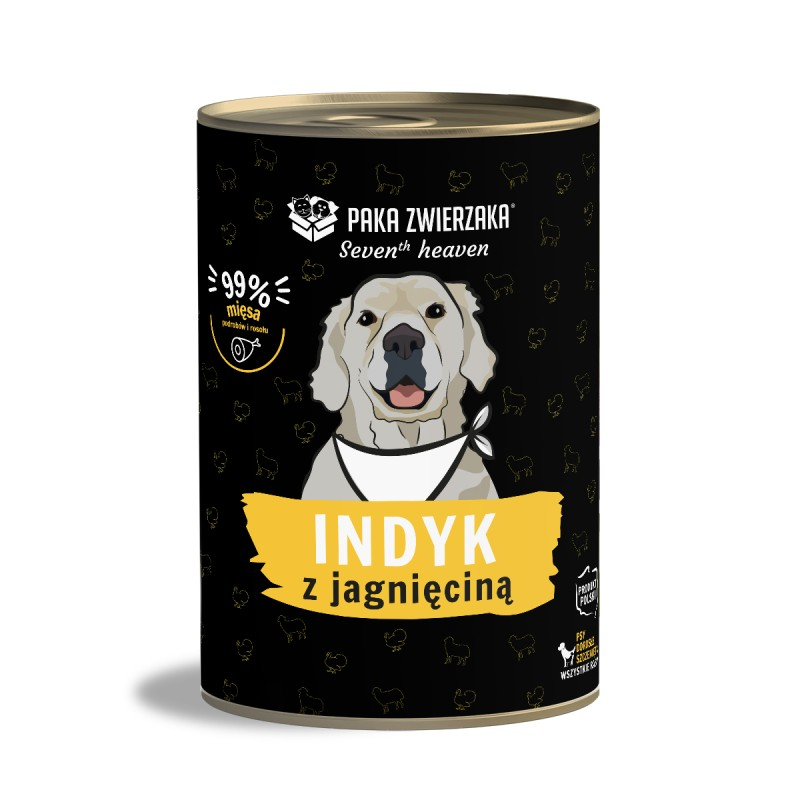 Paka Zwierzaka Seventh Heaven indyk, jagnięcina 400 g