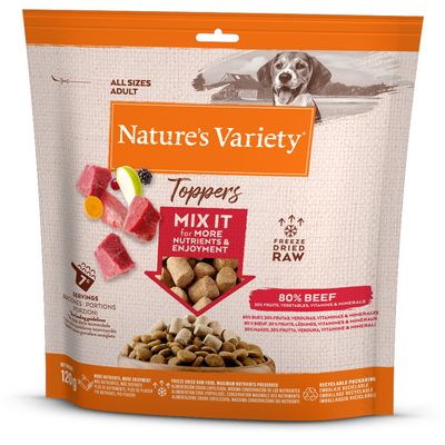 Nature's Variety Topper wołowina adult 120 g × 2