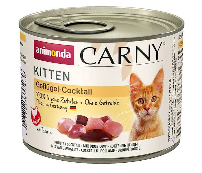 Animonda Carny drób kawałki kitten 200 g
