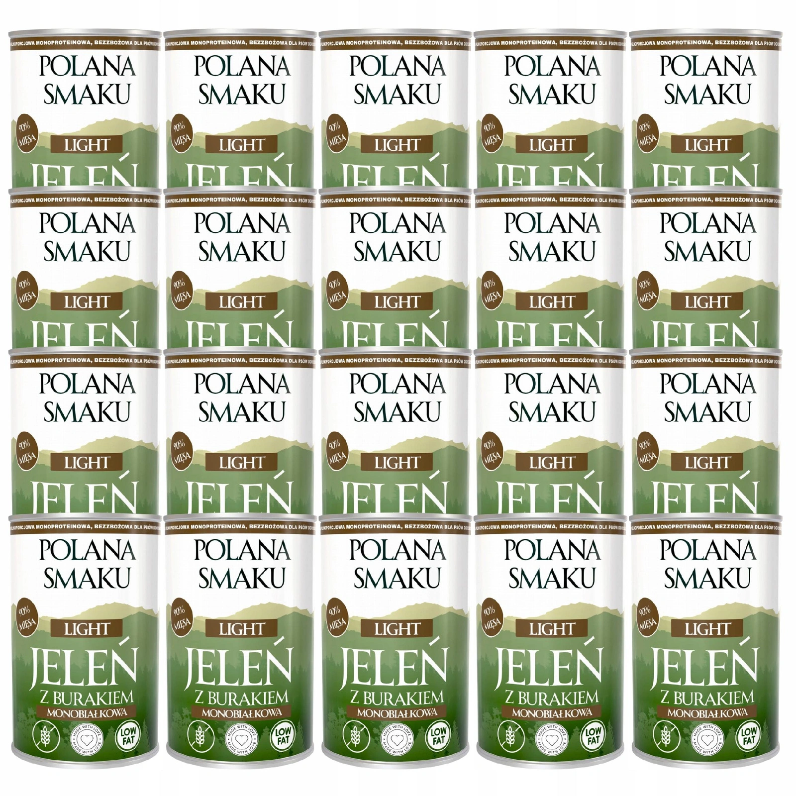 Polana Smaku Light jeleń 400 g × 20