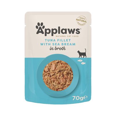 Applaws Sensitive dorada, tuńczyk w bulionie adult 70 g × 12