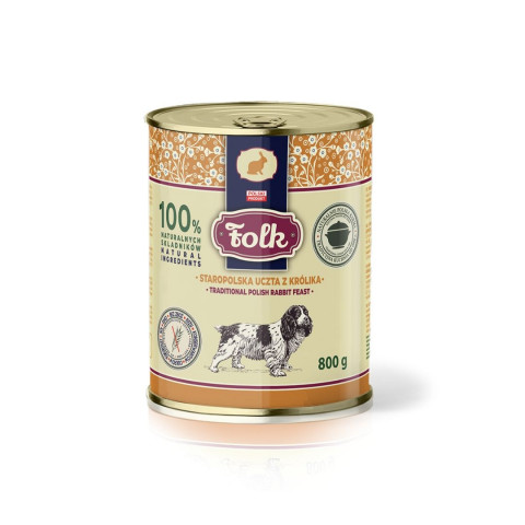 Folk Staropolska Uczta królik adult 800 g