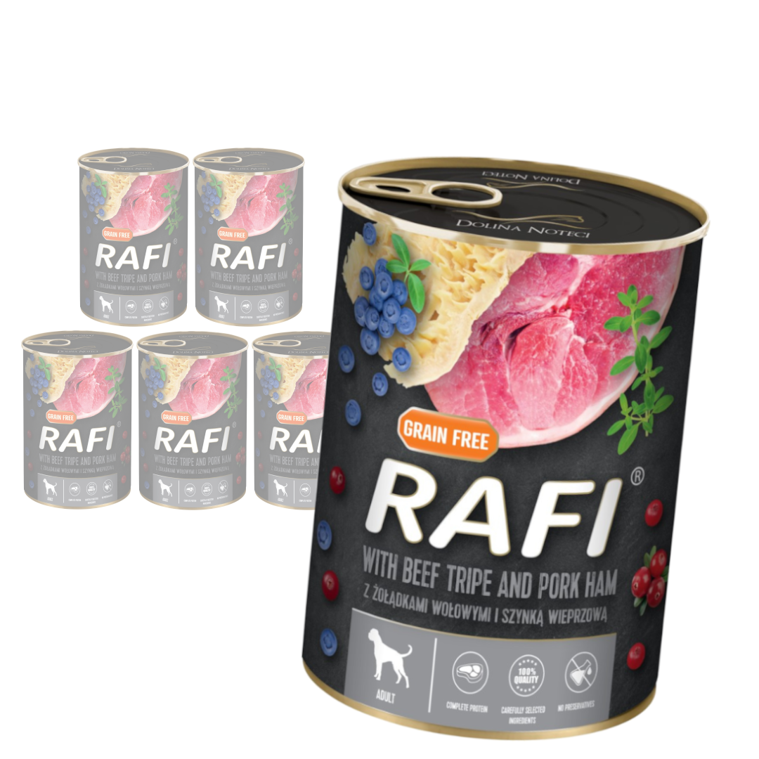 Rafi wieprzowina, wołowina 400 g × 6
