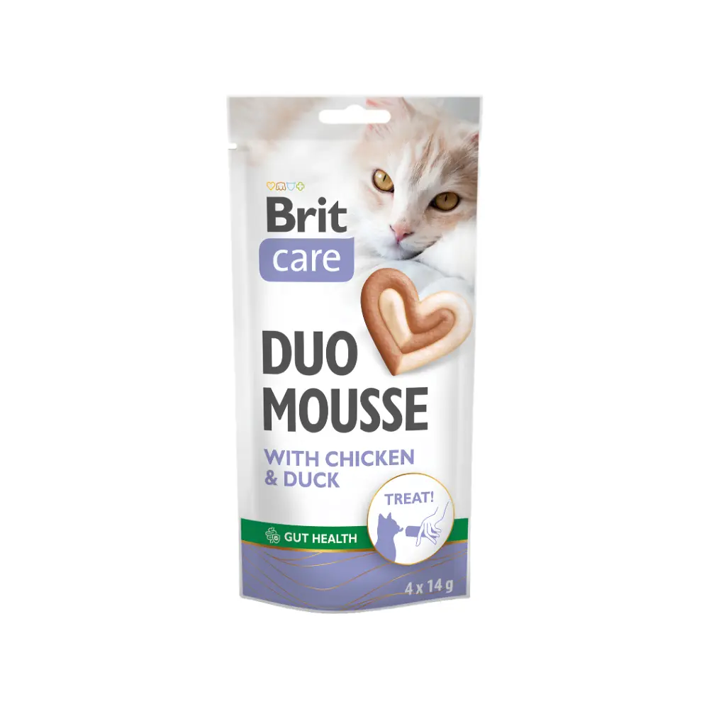 Brit Care kaczka, kurczak pasztet 14 g × 4