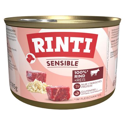 Rinti Sensible wołowina adult 185 g × 24