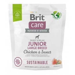 Brit Care kurczak, owady junior duże rasy 1 kg