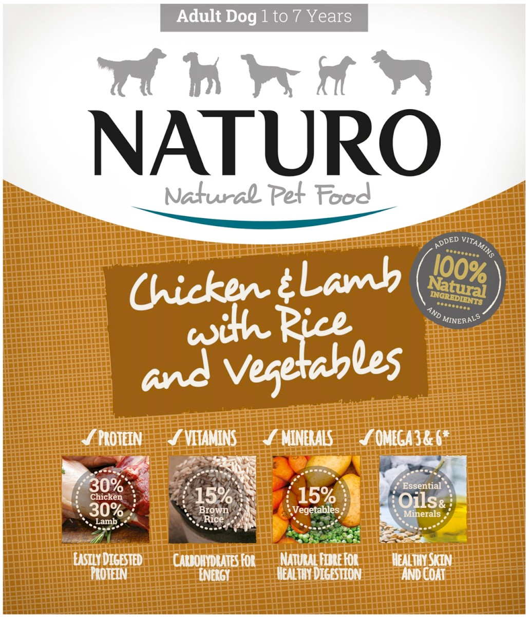 Naturo jagnięcina, kurczak adult 400 g