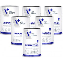 VetExpert Veterinary Diet Dermatosis łosoś 400 g × 6