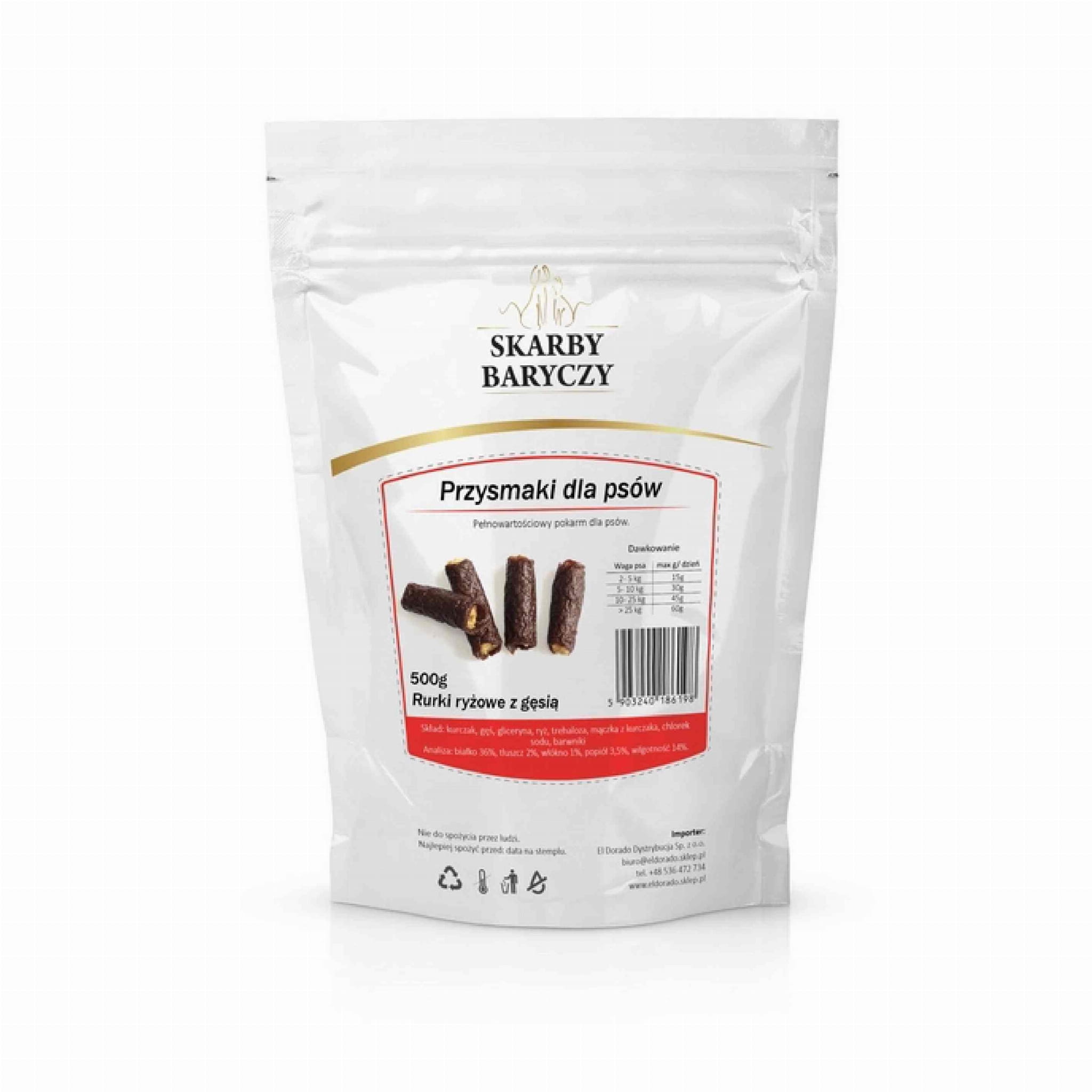 Skarby Baryczy gęś z ryżem 500 g