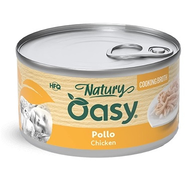 Oasy Natury Cooking Broth kurczak w bulionie adult 85 g